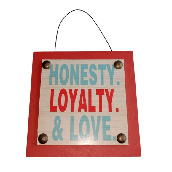 🎯 10 for $10 / Small Hanging Wooden Love Sign - Picture 5 of 6